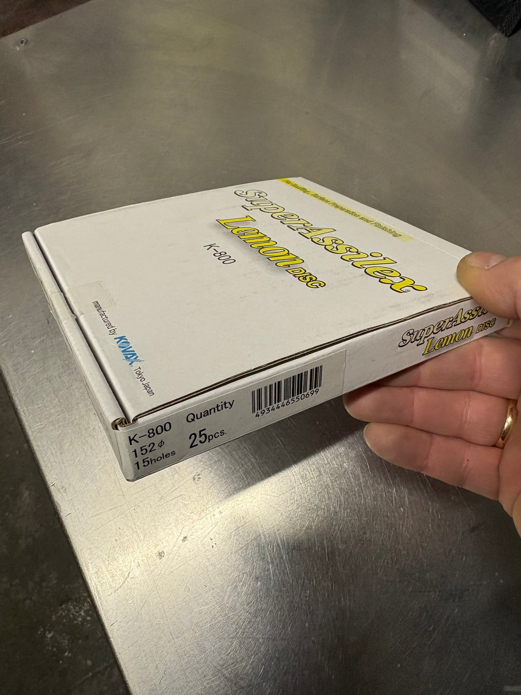 6” Kovax SuperAssilex k-800, 15holes