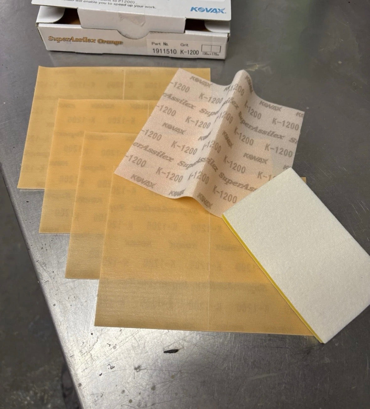 Kovax SuperAssilex K-1200 5sheets and pad