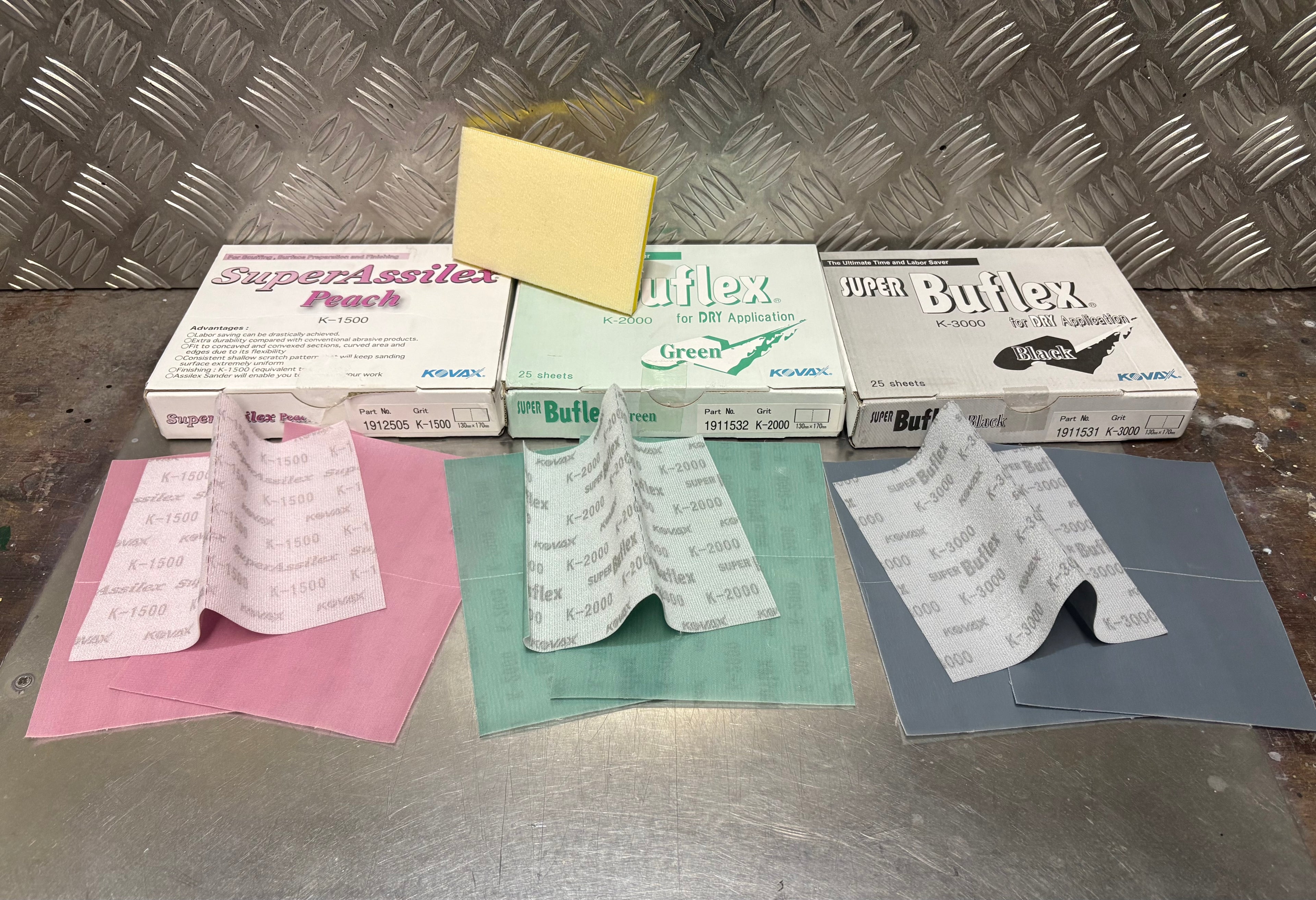 Kovax Sanding Sheets kit