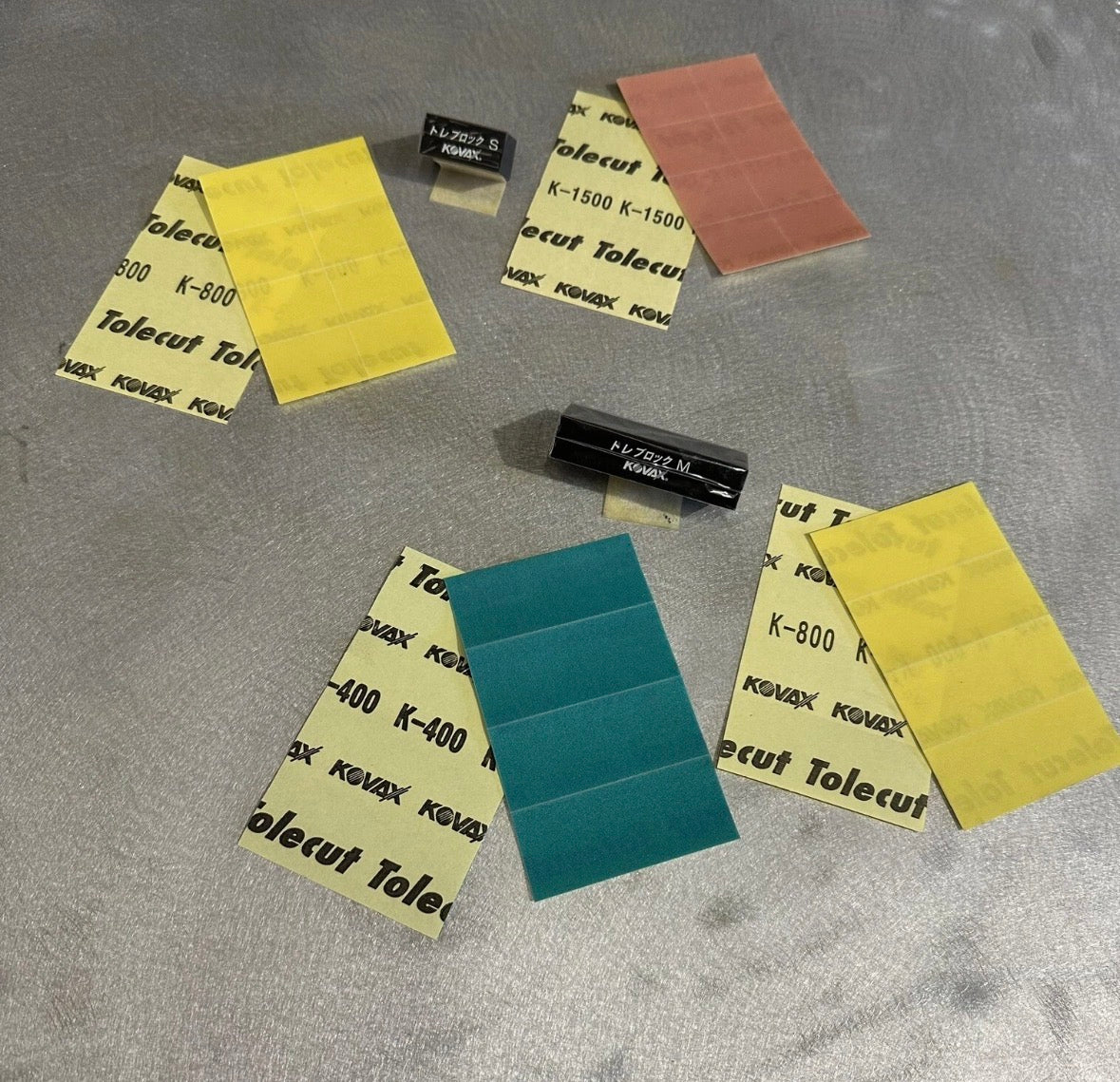 Kovax Tolecut sanding kit S+M 400/800/1500
