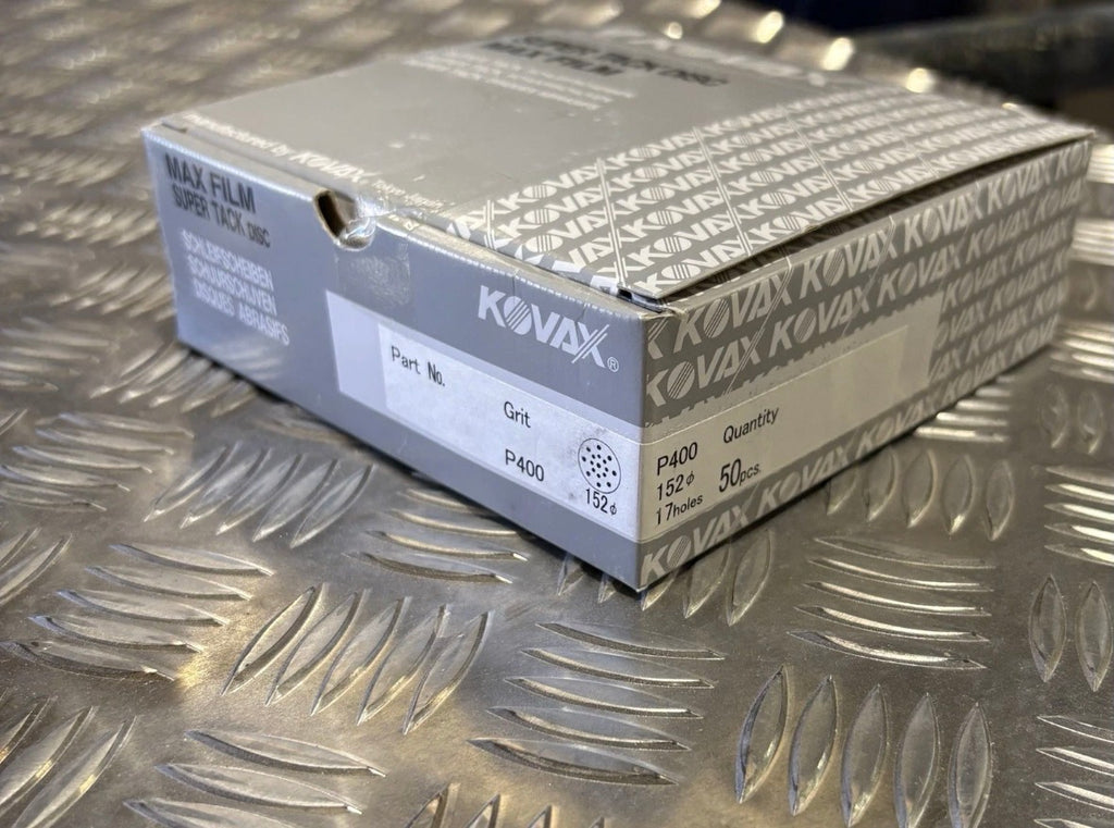 6” Kovax Maxfilm P400, 50pcs box