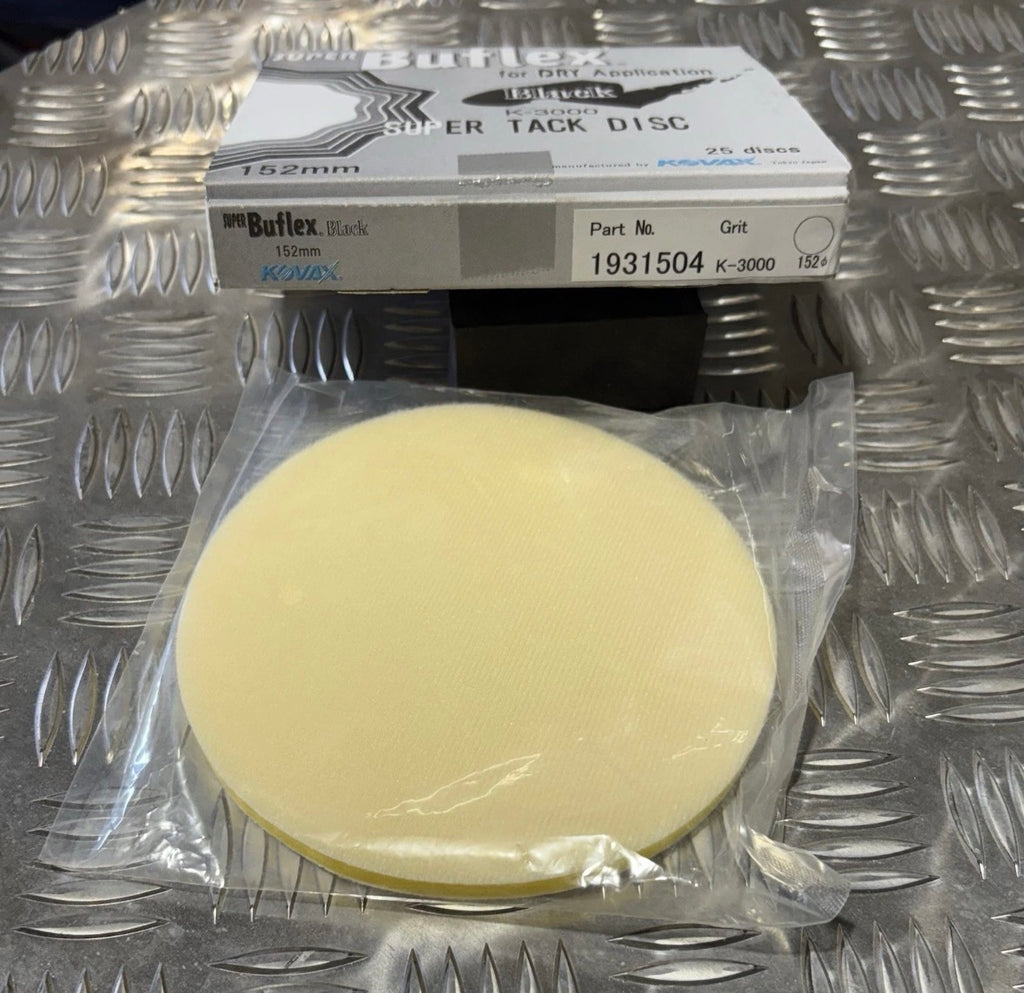 6” SuperBuflex  Kovax K3000 No Holes And Interface Pad