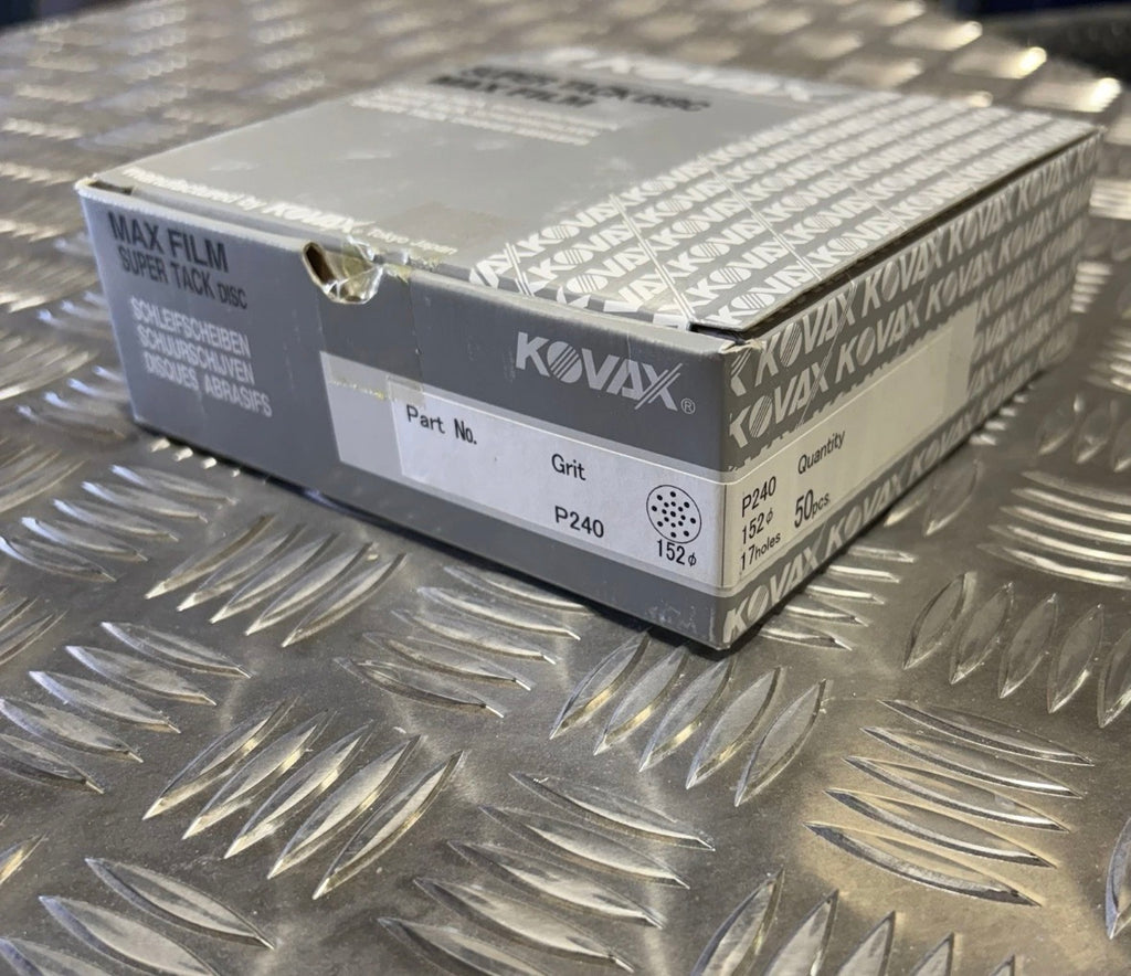 6” Maxfilm Kovax P240, 50pcs box