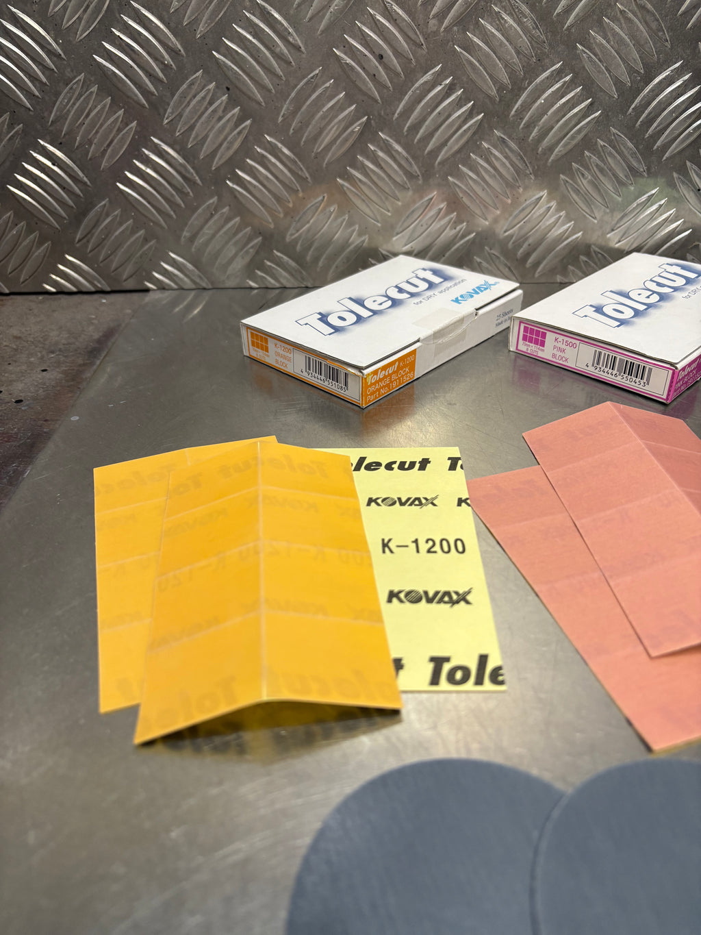 Kovax Tolecut sanding kit 1200/1500/2000&3000(3”)