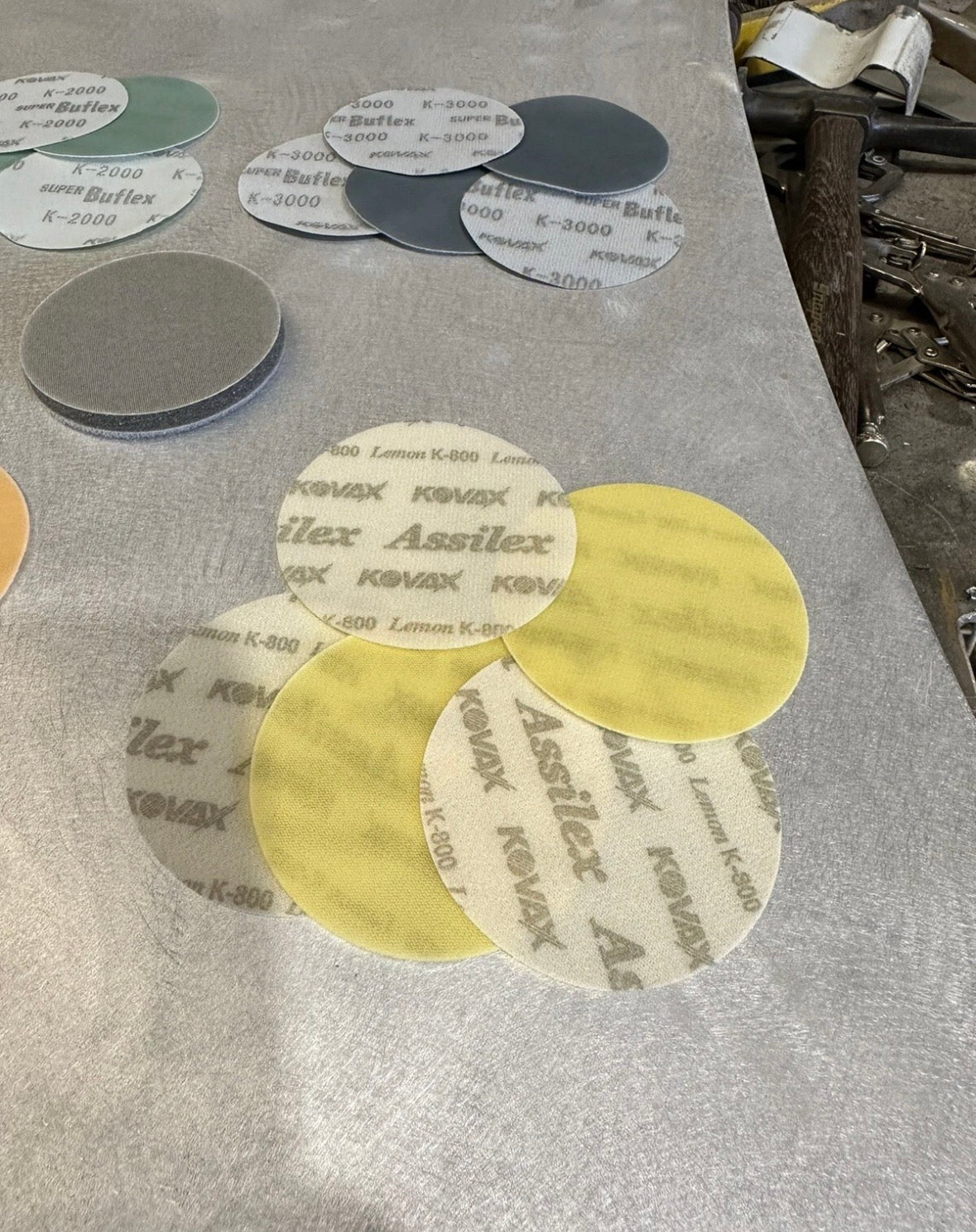 Kovax 3” sanding discs kit 800/1200/1500/2000/3000