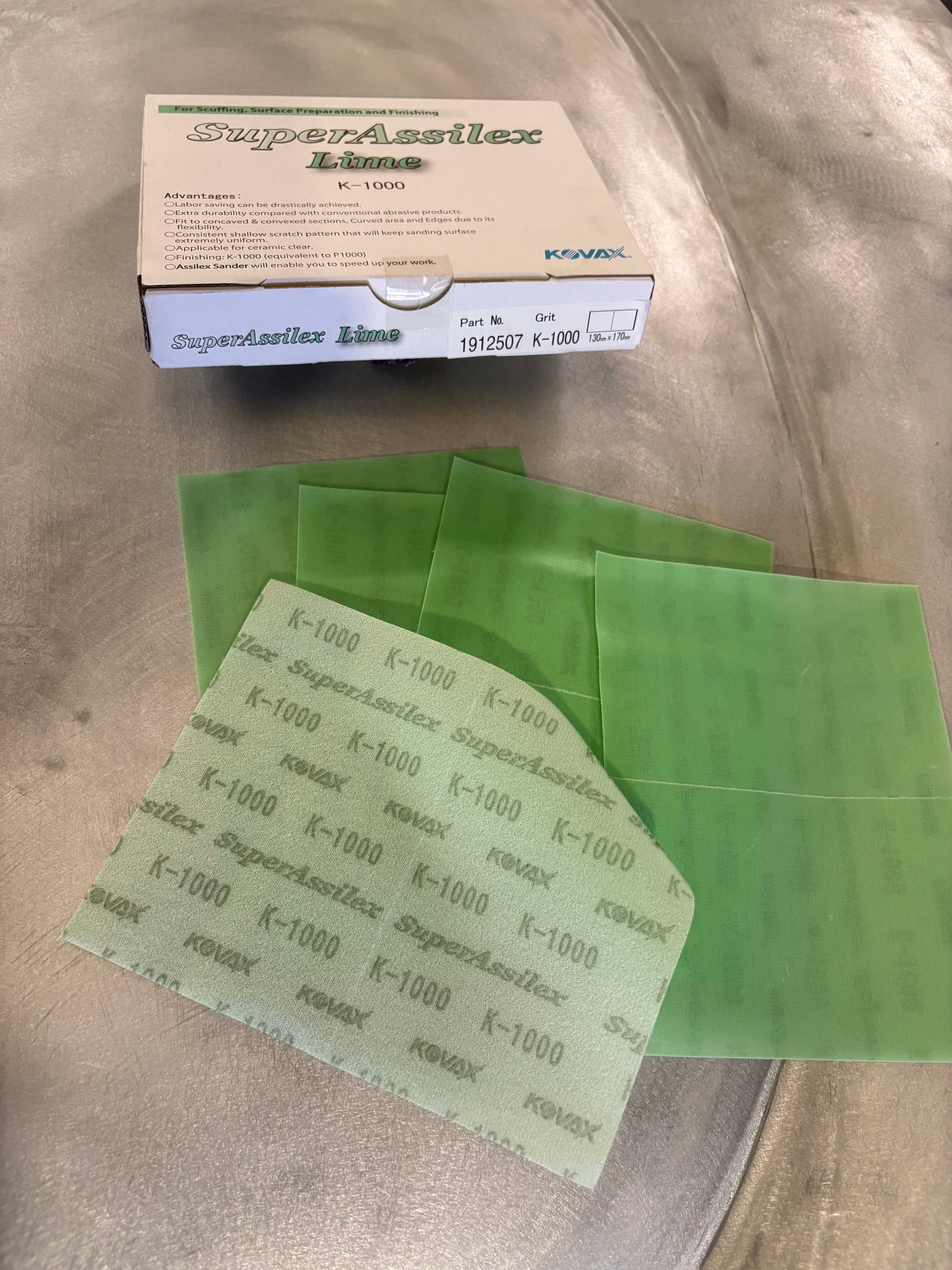 Kovax SuperAssilex sheets k-1000