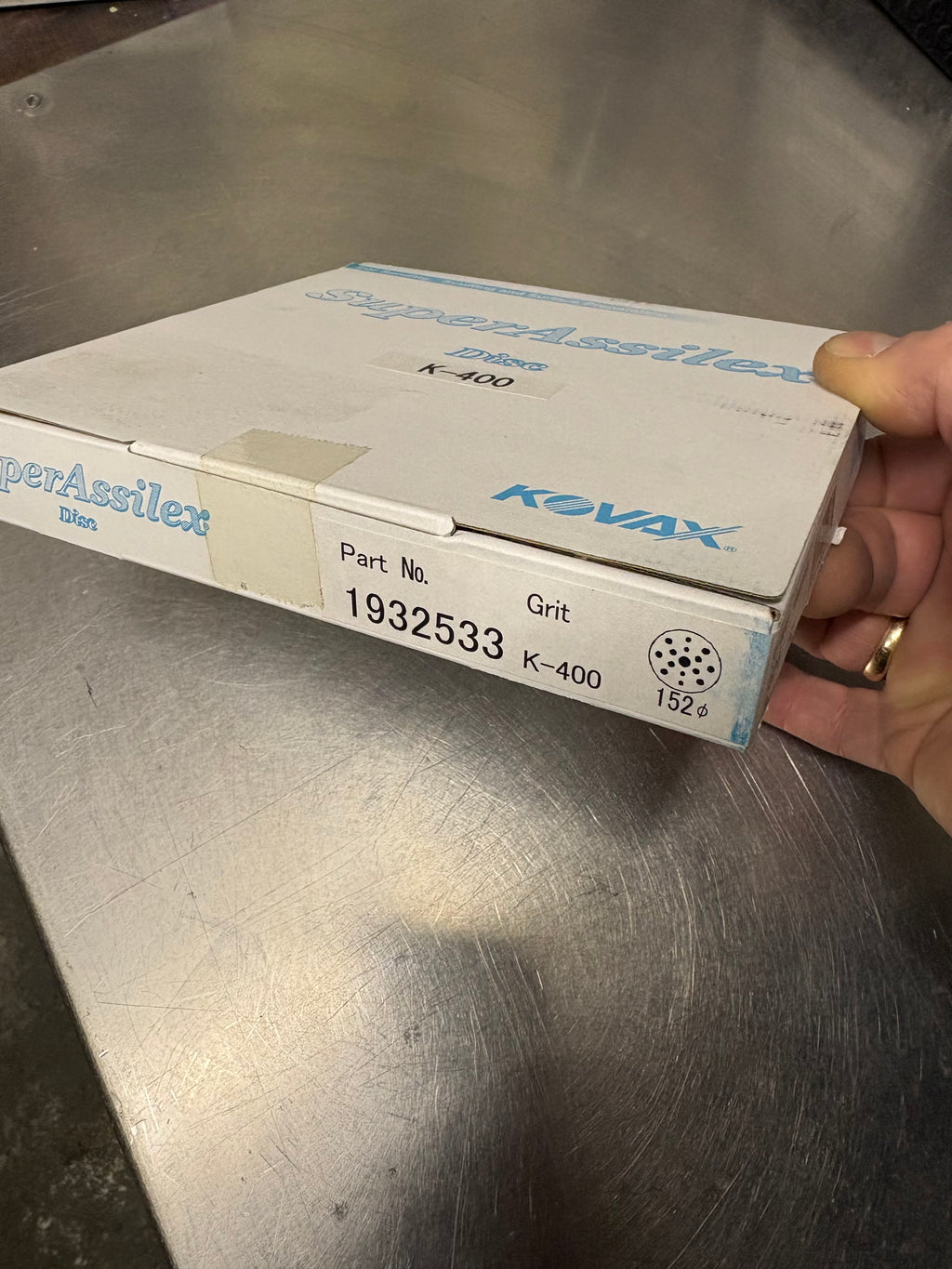 6” Kovax SuperAssilex k-400, 15holes