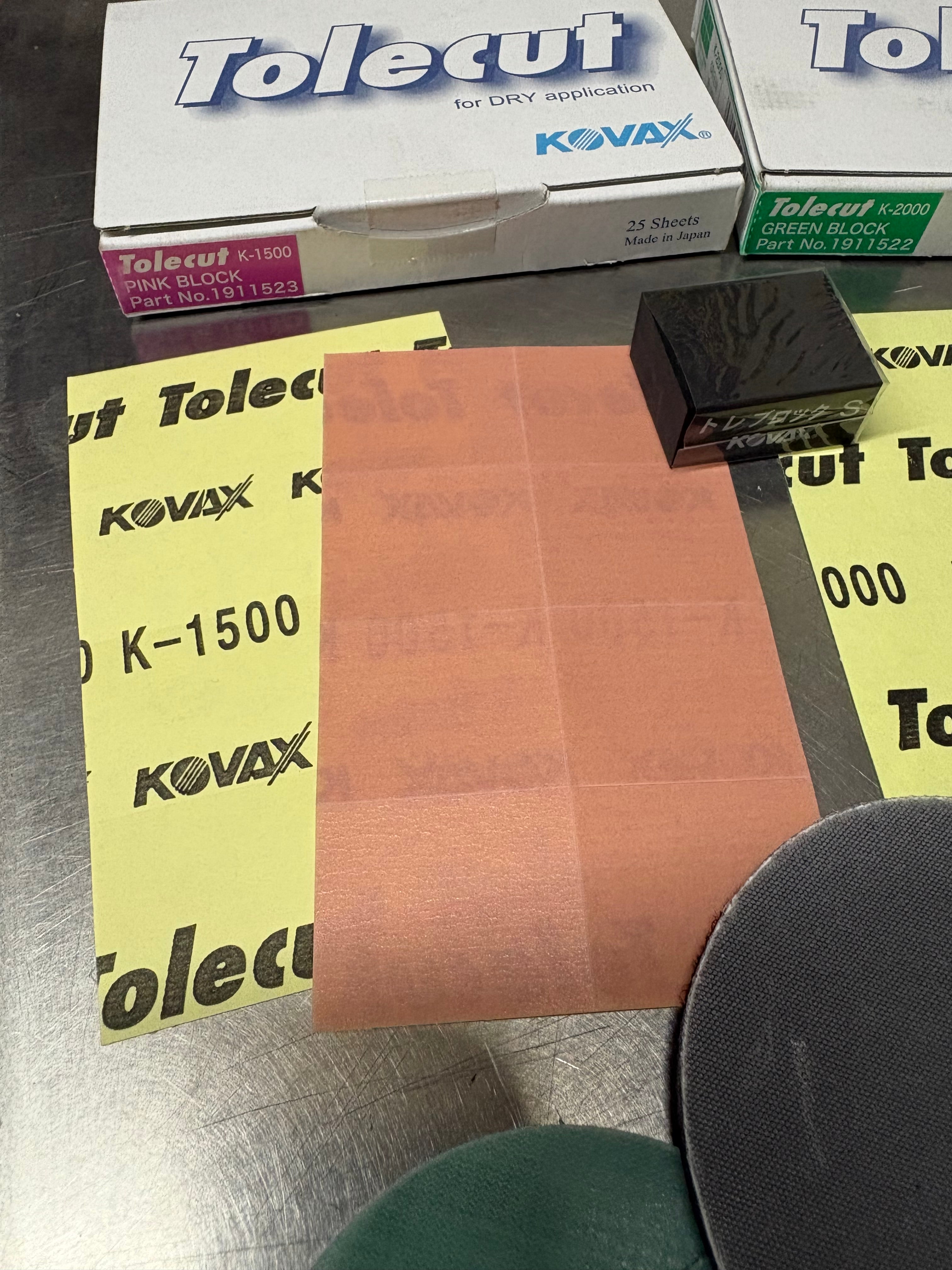 Kovax Tolecut/Buflex sanding kit