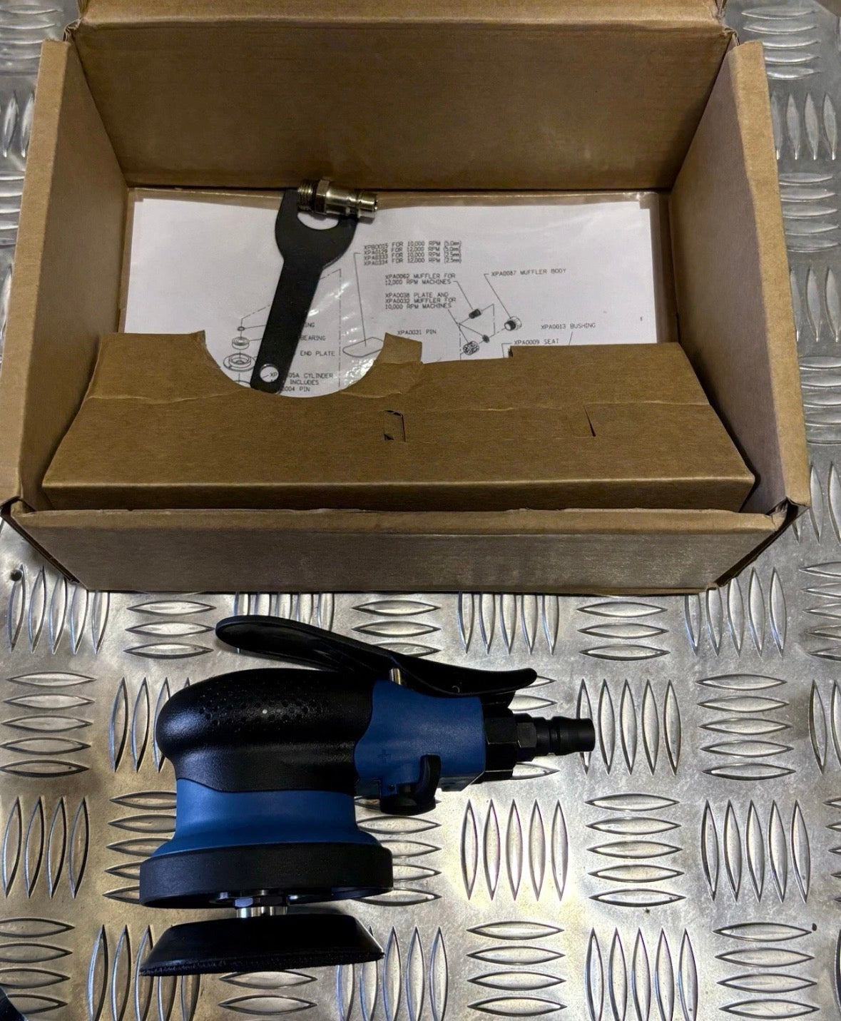 3” Air Orbital Sander 2.5mm