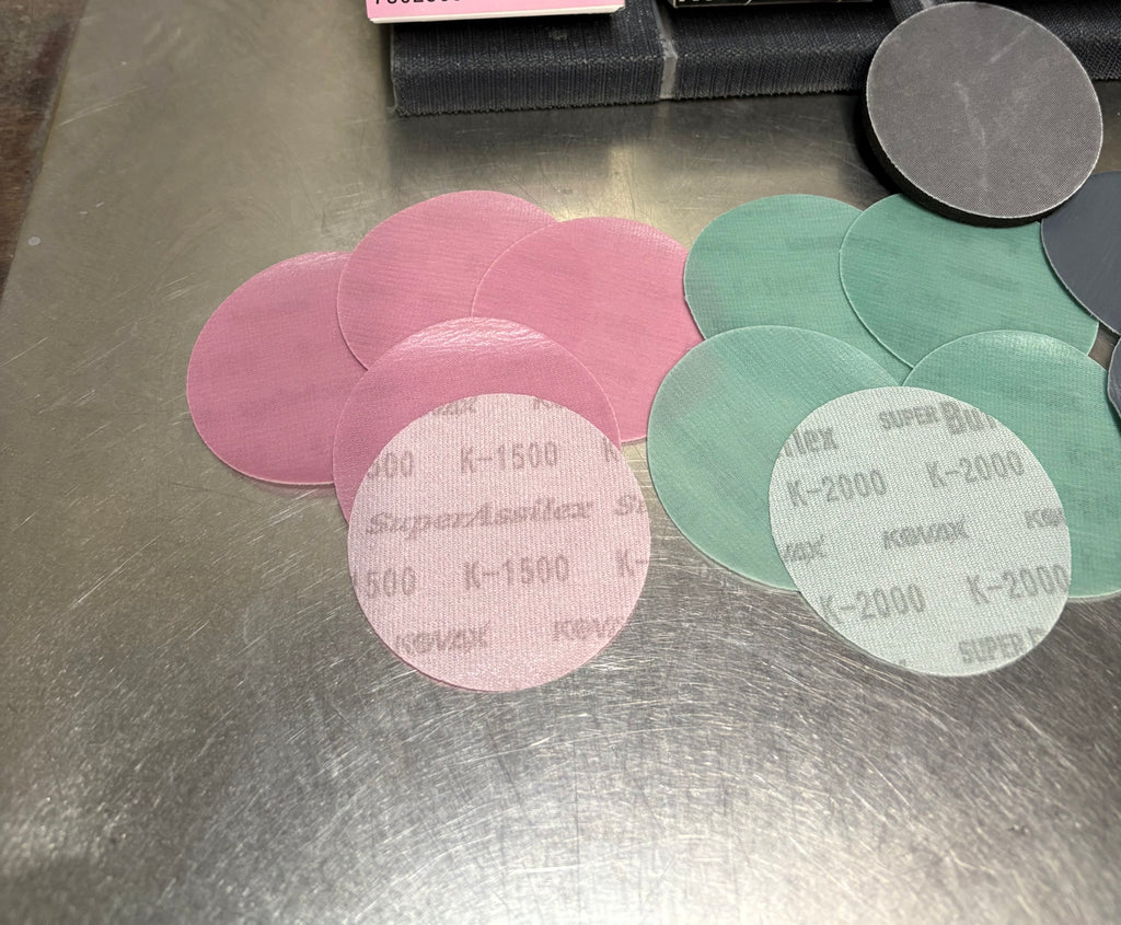 3” Kovax sanding kit 1500/2000/3000