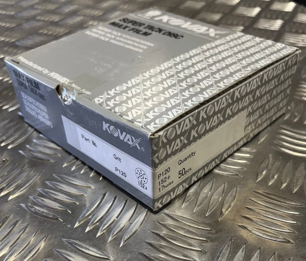 6” Maxfilm Kovax P120, 50pcs box