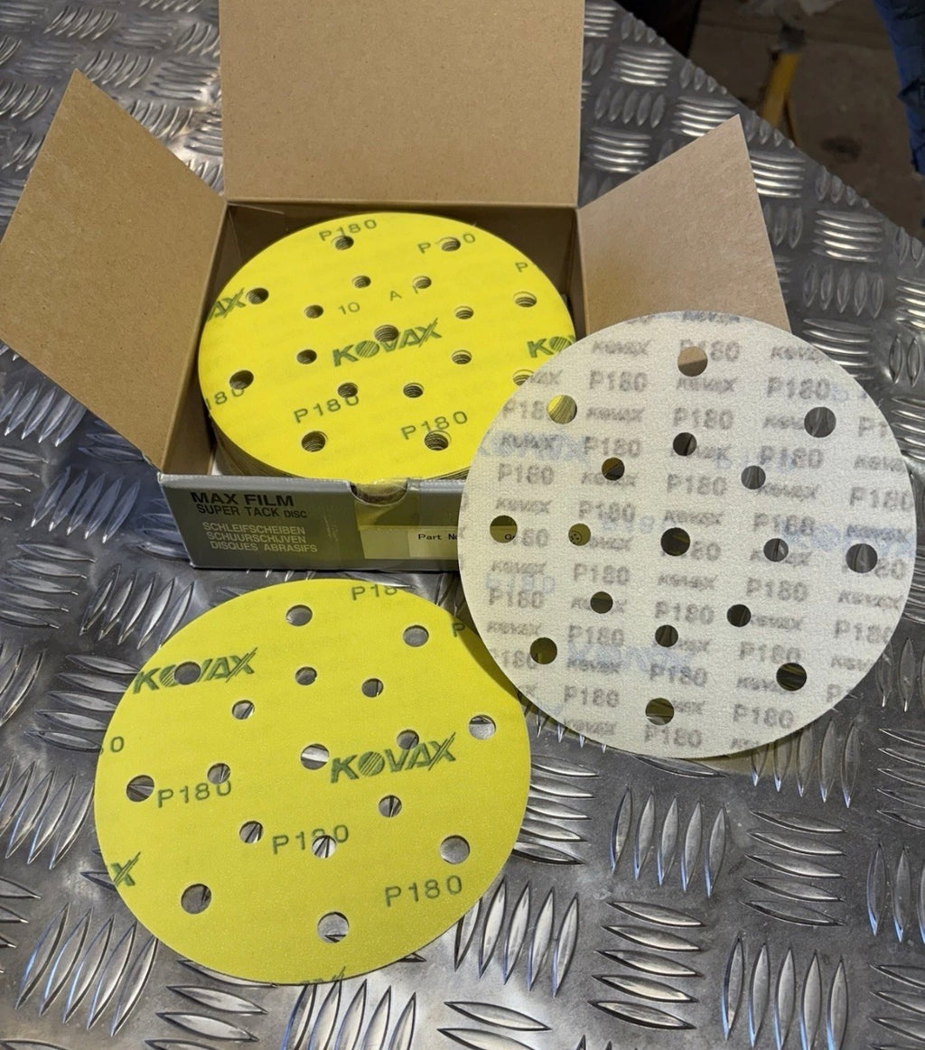 6” Kovax Maxfilm P180, 50pcs box
