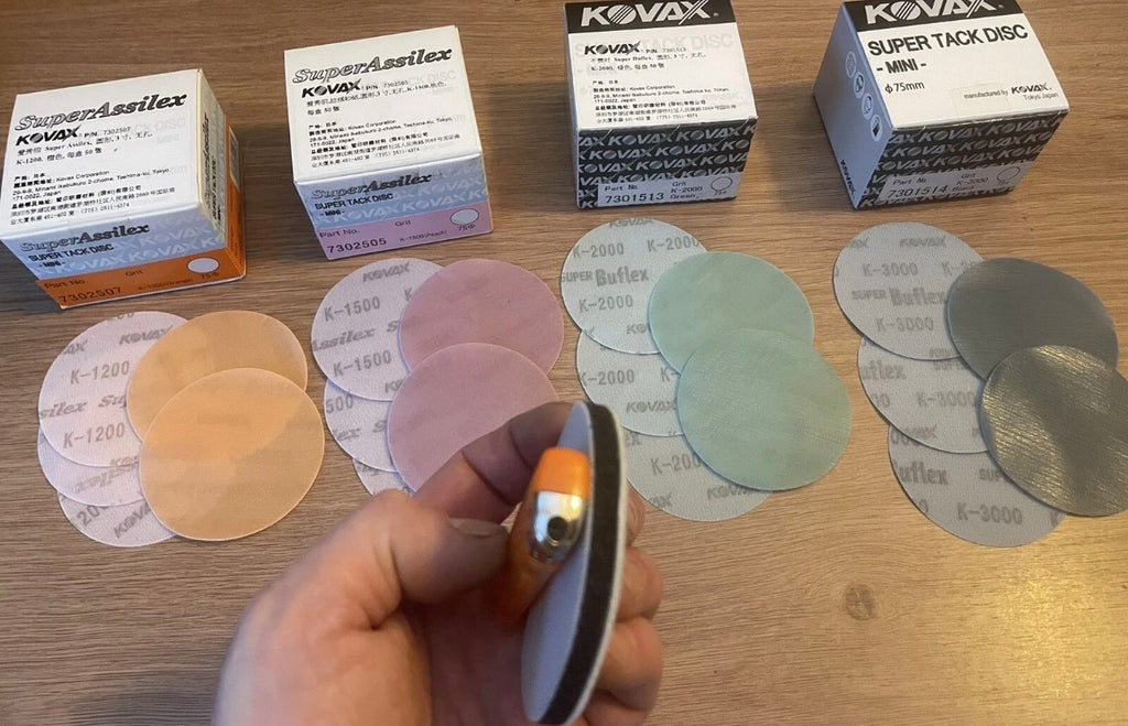 Kovax 3” sanding discs kit