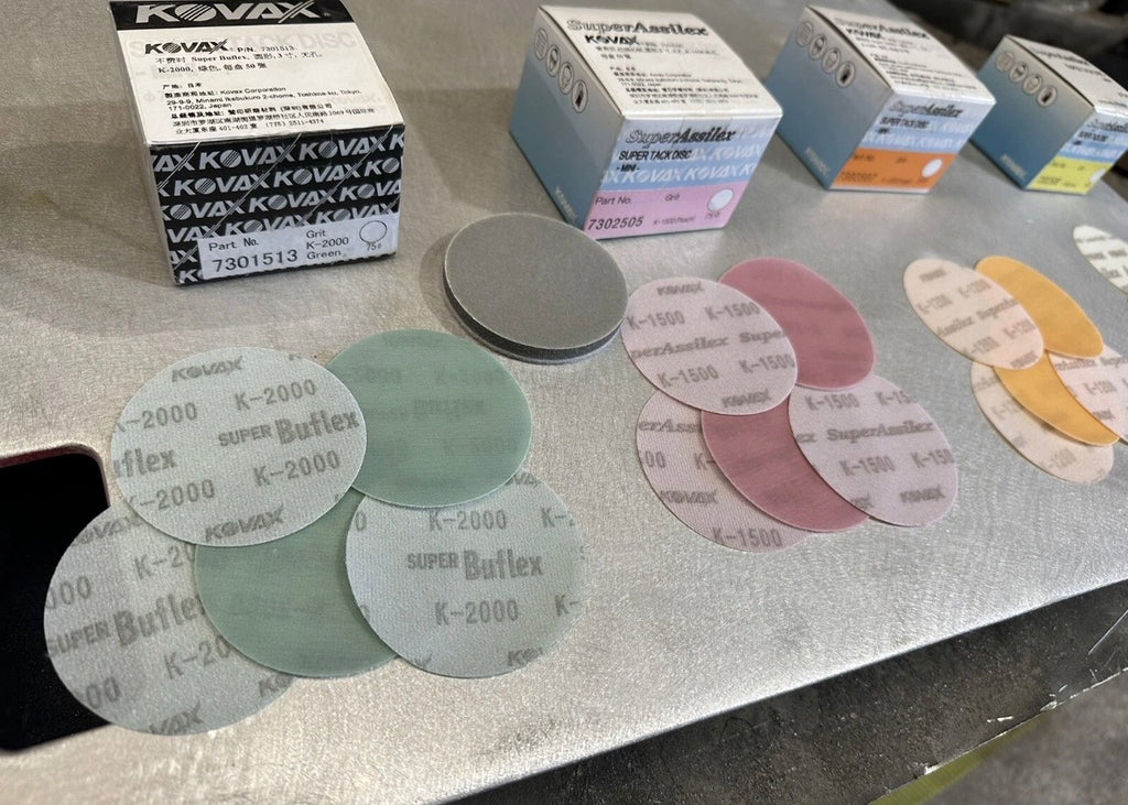 Kovax 3” sanding discs kit 800/1200/1500/2000/3000