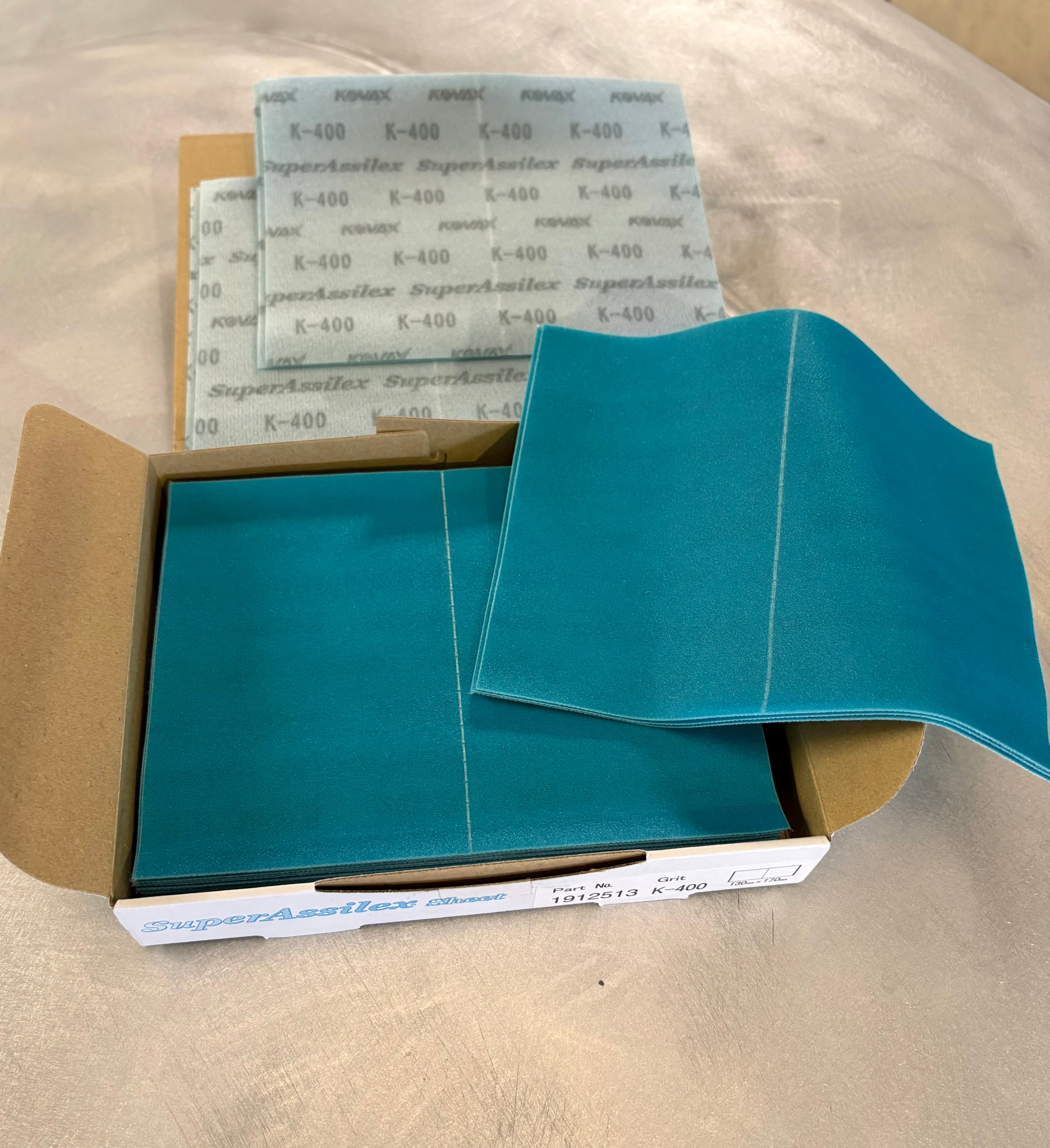 Kovax SuperAssilex sheets k-400