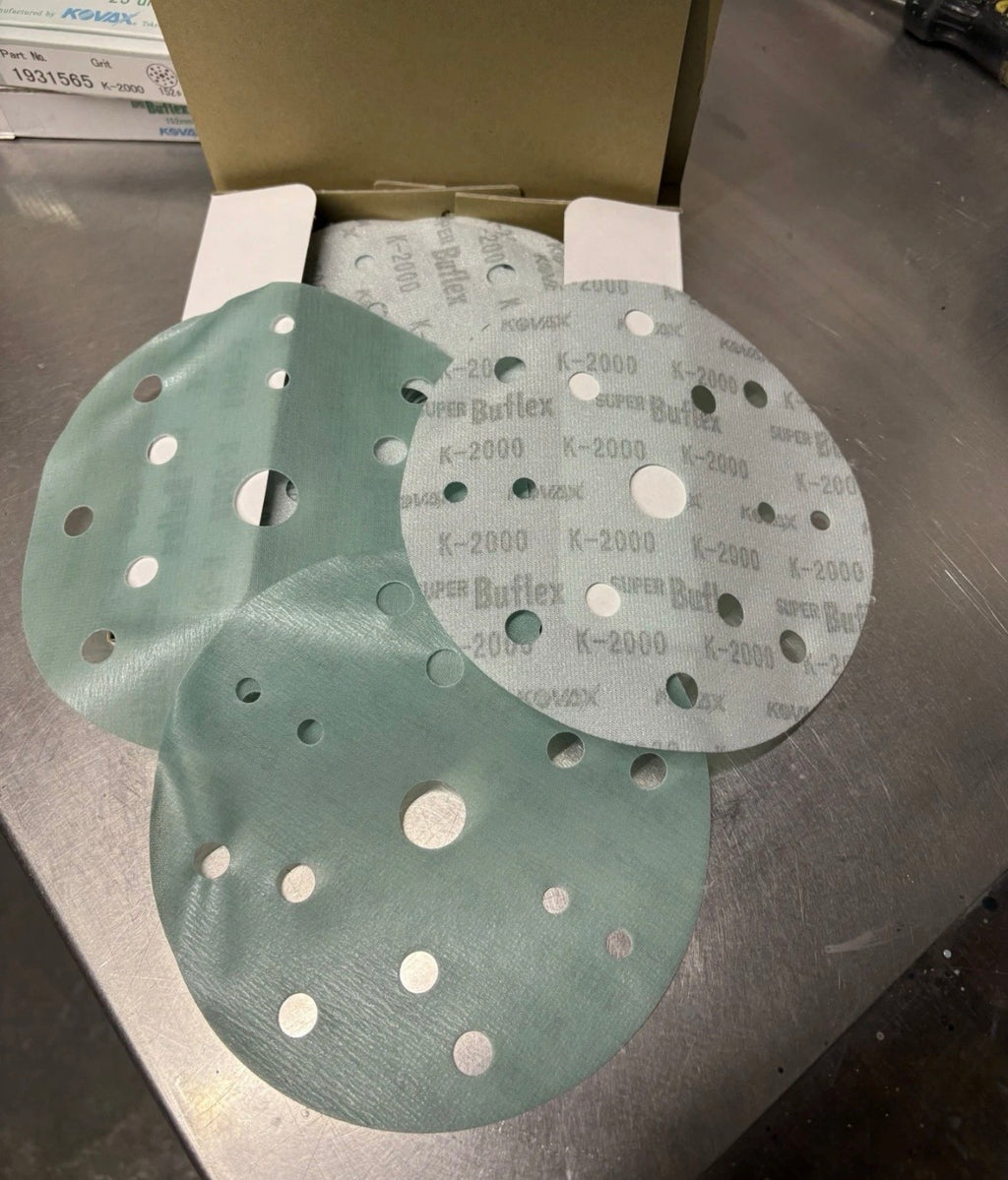 6” Kovax Buflex K-2000, 15 Holes