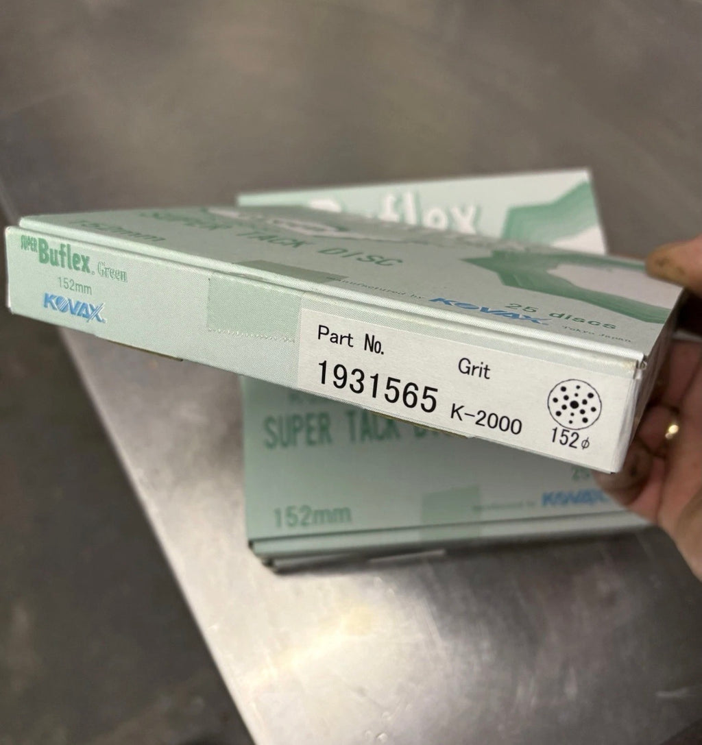 6” Kovax Buflex K-2000, 15 Holes