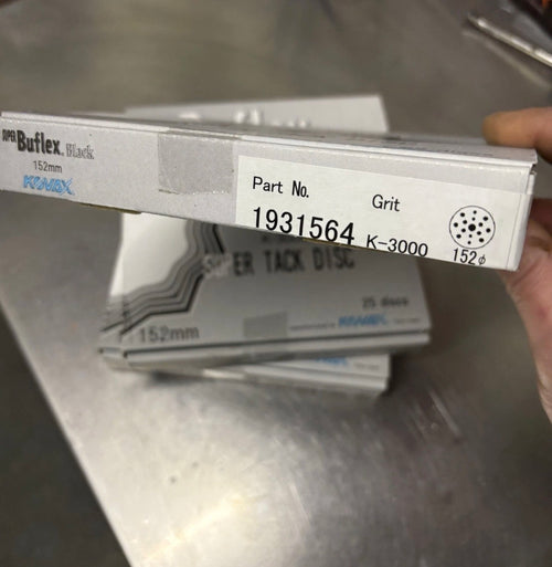 6” Kovax Buflex K-3000, 15 Holes